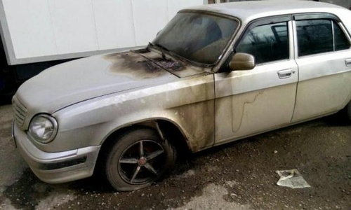 Memorial HRC Car Torched in Dagestan