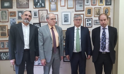 The spanish ambassador to Russia visited International Memorial